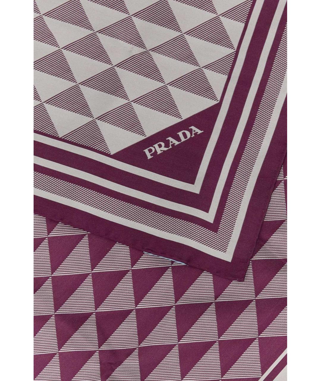 PRADA Мульти шелковый шарф, фото 2
