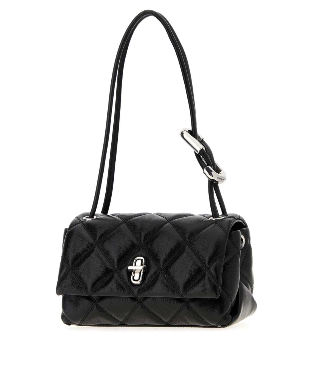 MARC JACOBS Черная кожаная сумка через плечо, фото 2