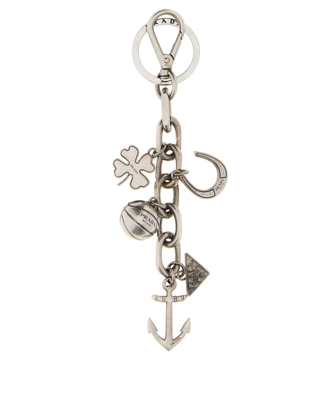 PRADA Серебрянный брелок, фото 1