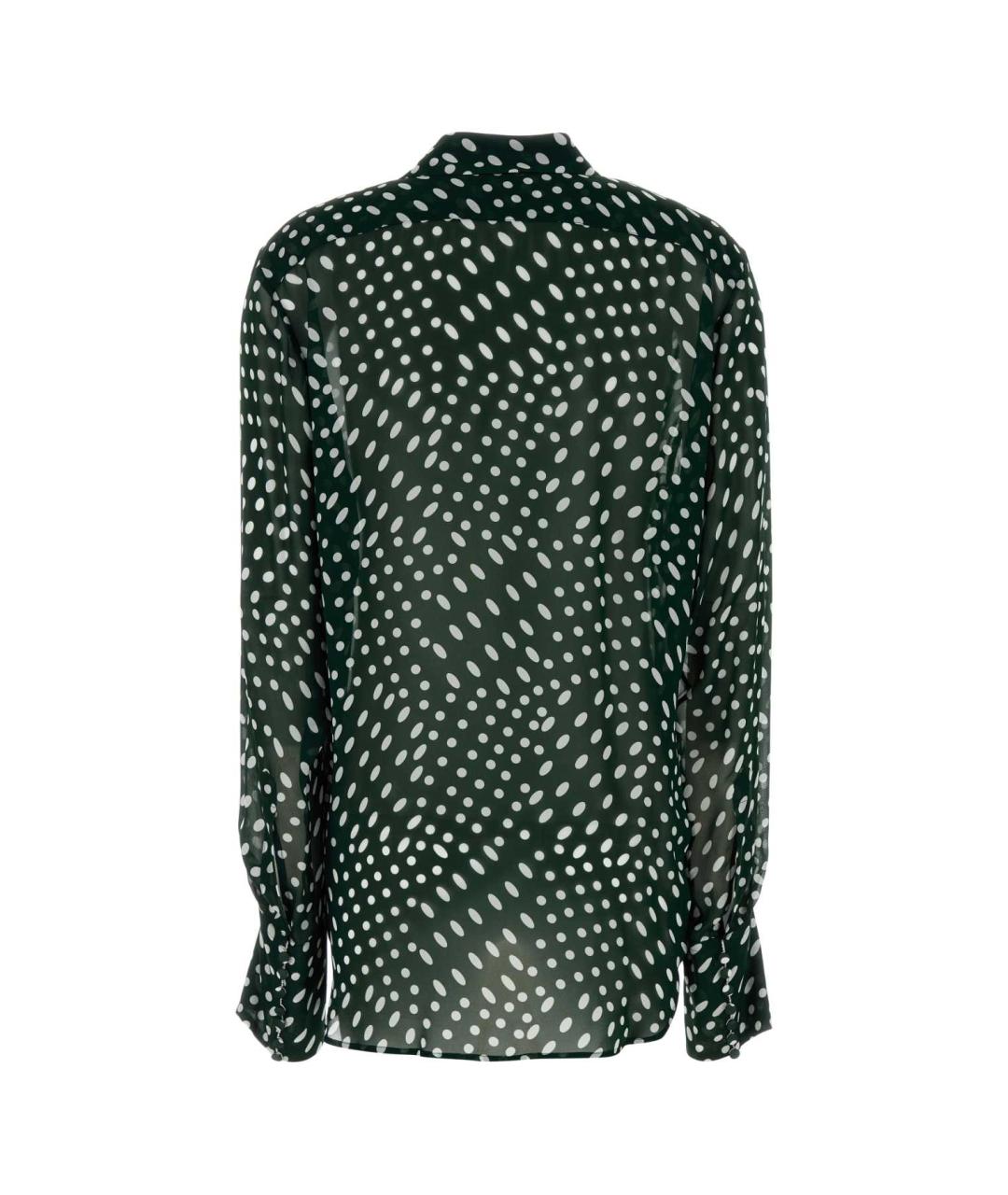 DRIES VAN NOTEN Зеленая вискозная блузы, фото 2
