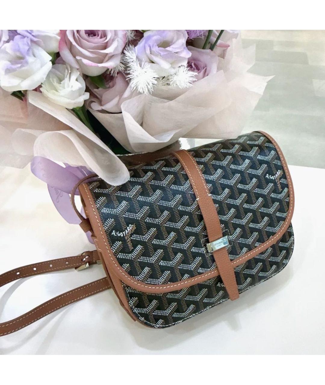 GOYARD Кожаная сумка через плечо, фото 2
