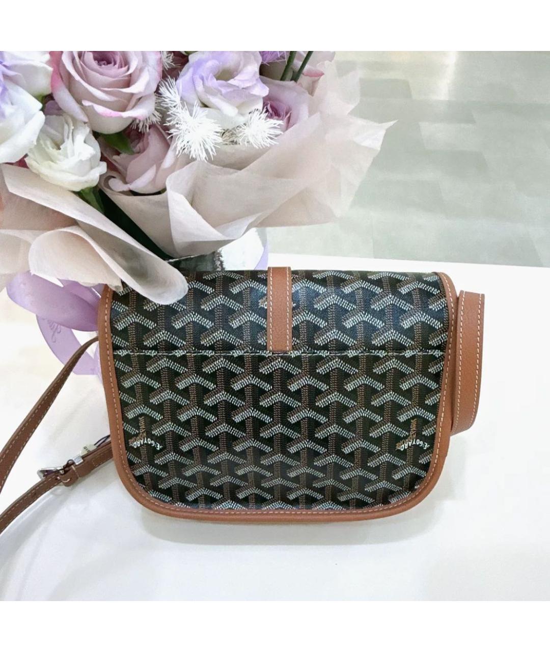 GOYARD Кожаная сумка через плечо, фото 3