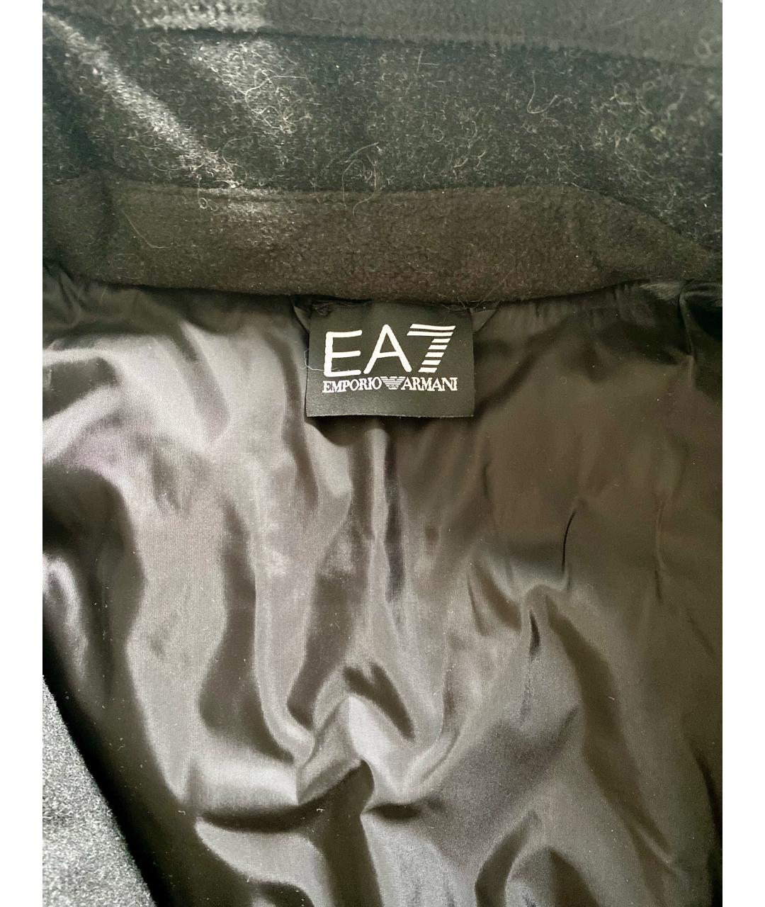 EA7 Коричневая полиэстеровая куртка, фото 3
