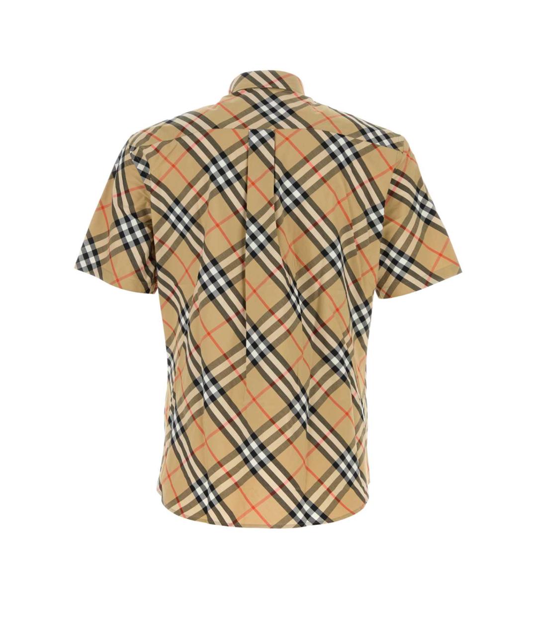BURBERRY Бежевая хлопковая кэжуал рубашка, фото 2