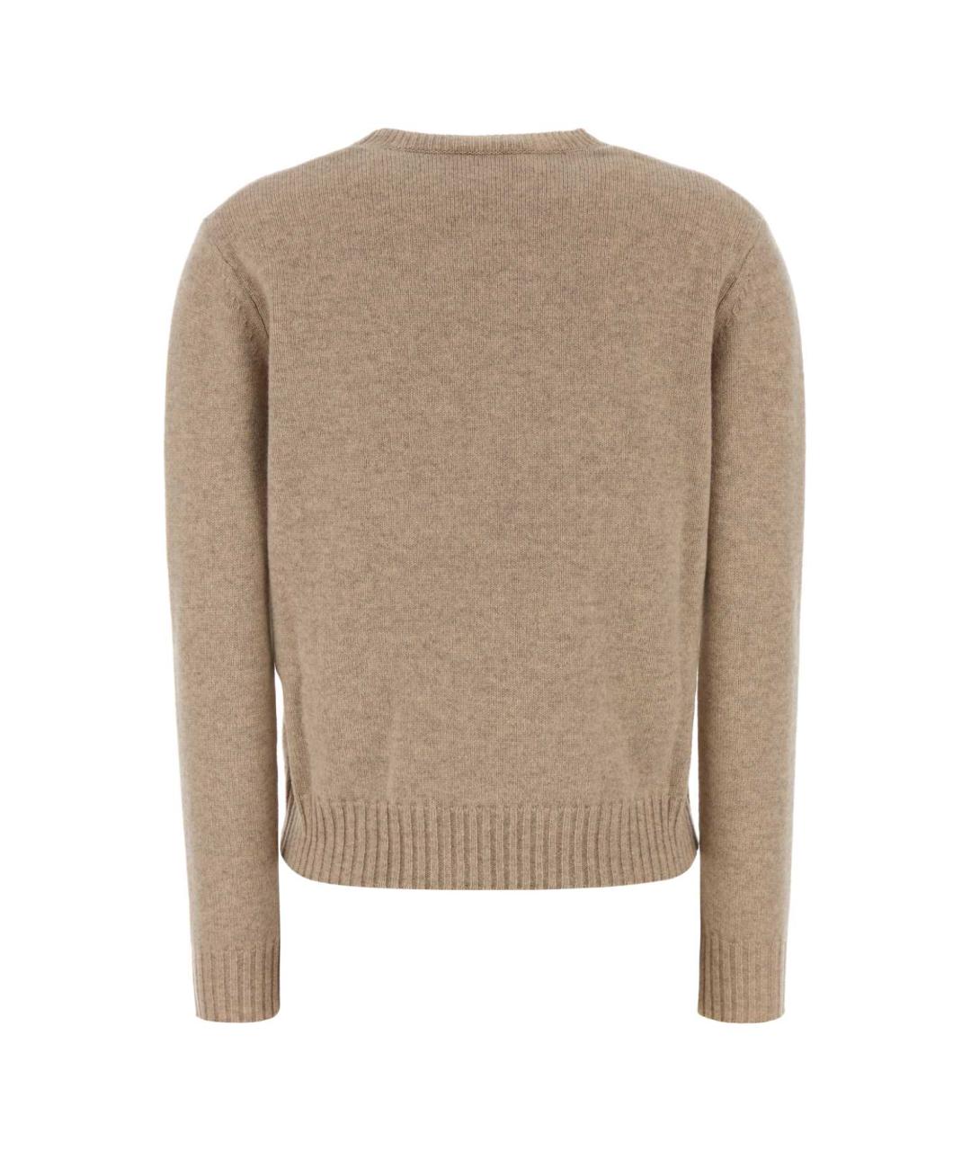 MAX MARA Бежевая кашемировая футболка, фото 2