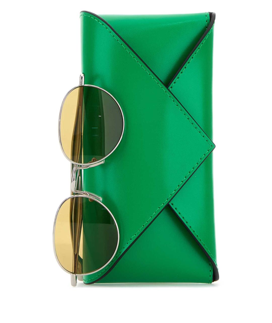 BOTTEGA VENETA Мульти металлические солнцезащитные очки, фото 3