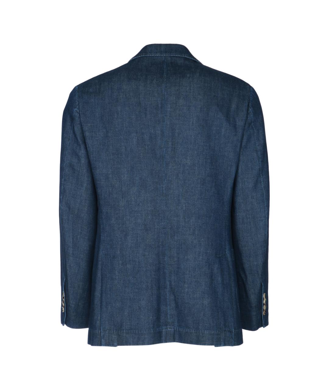 BRUNELLO CUCINELLI Синий пиджак, фото 2
