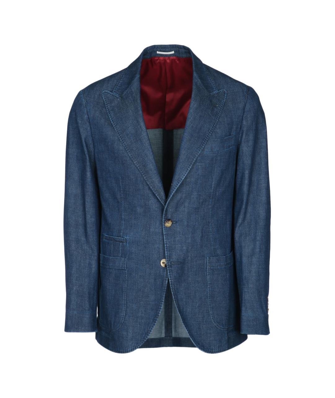 BRUNELLO CUCINELLI Синий пиджак, фото 1