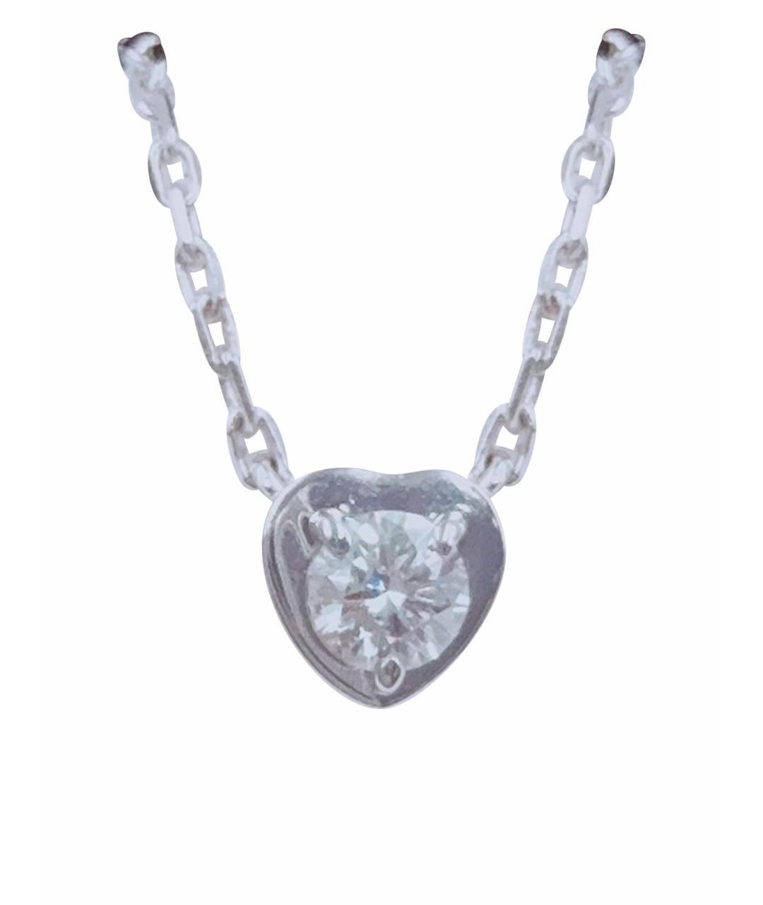 CARTIER Белая подвеска из белого золота, фото 1
