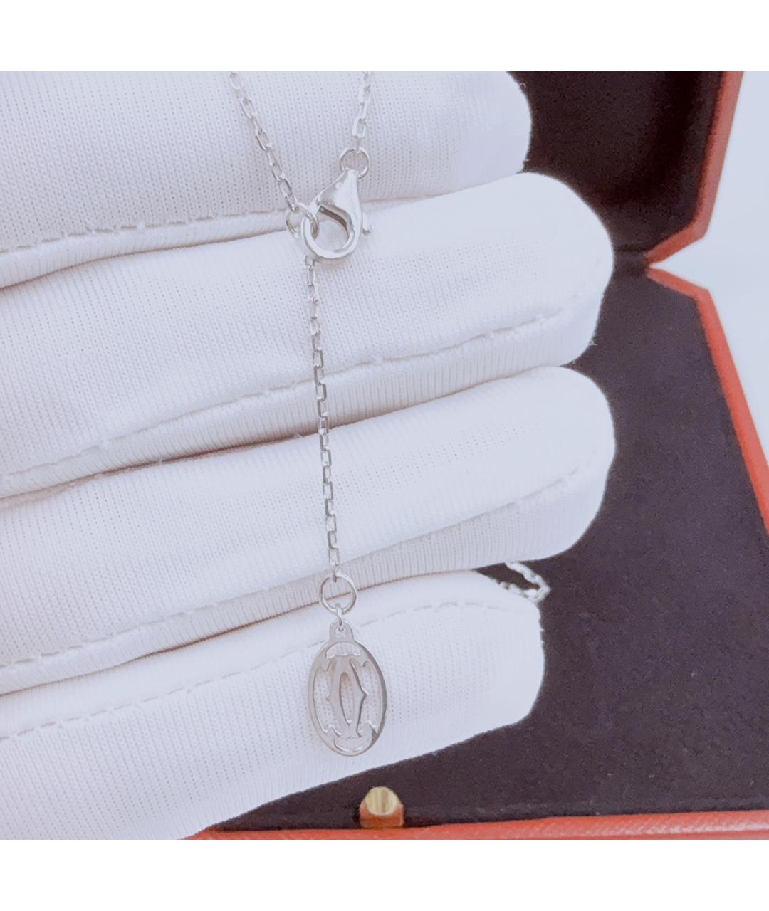 CARTIER Белая подвеска из белого золота, фото 6