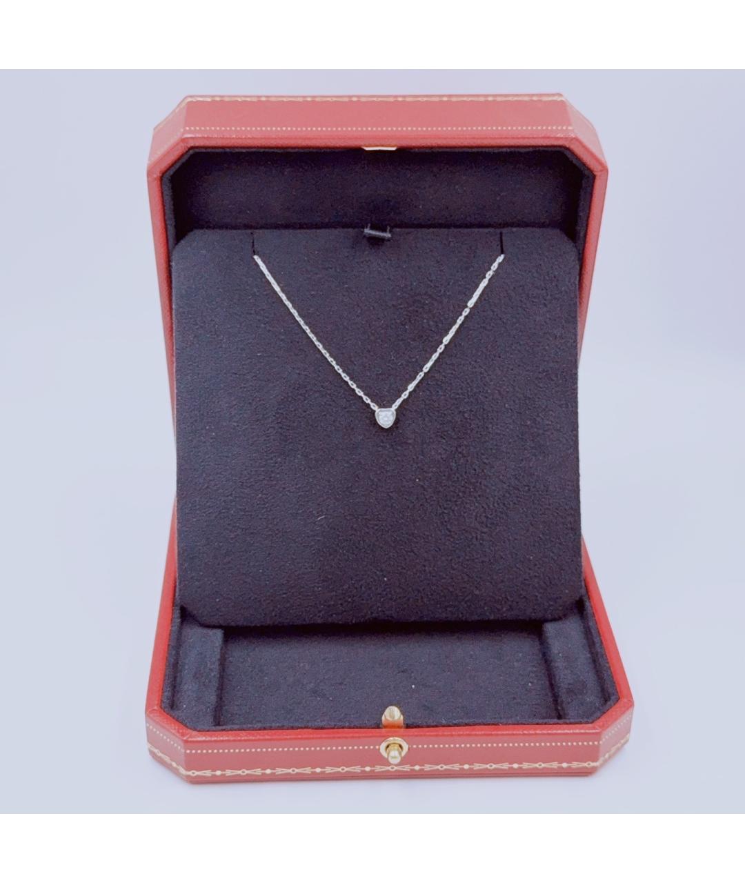 CARTIER Белая подвеска из белого золота, фото 5