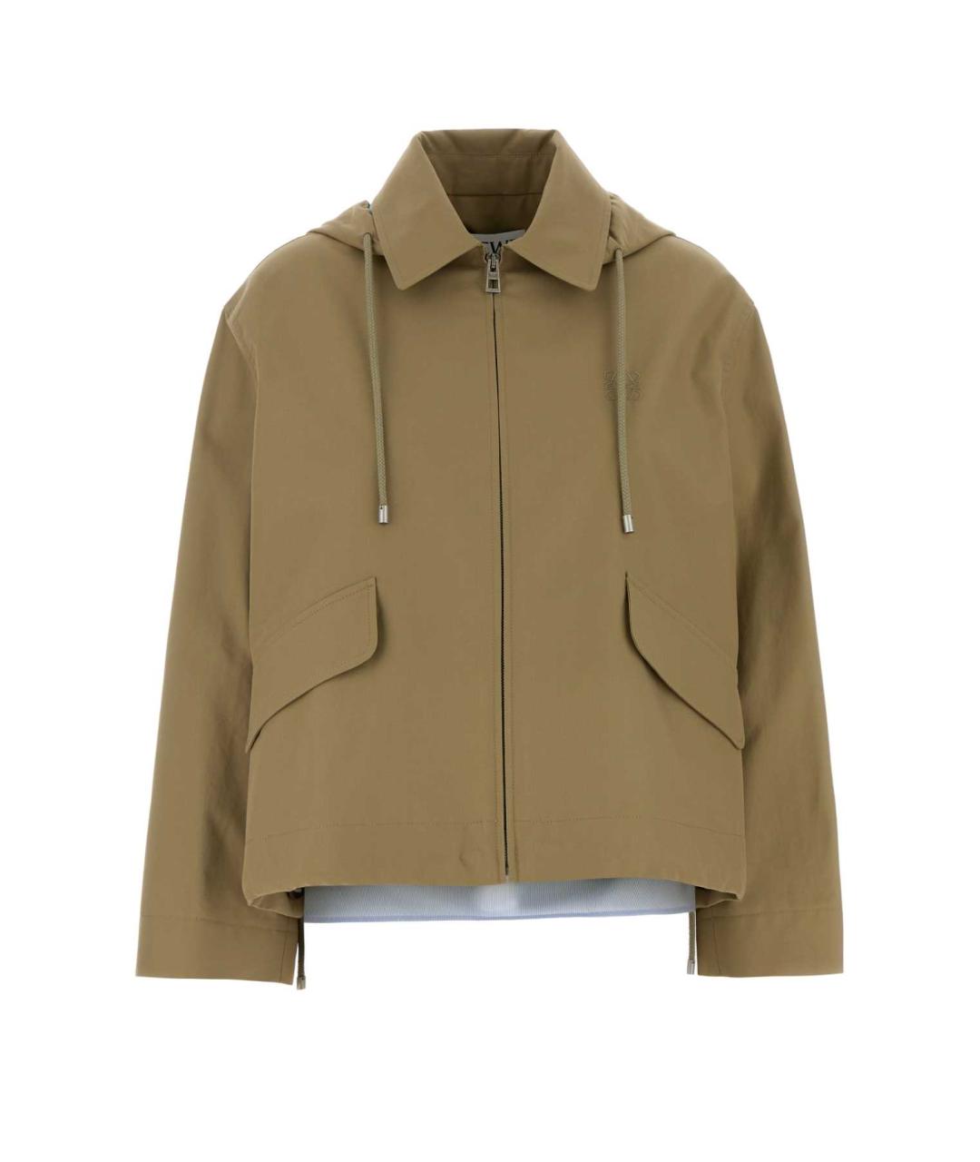 LOEWE Зеленая хлопковая куртка, фото 1