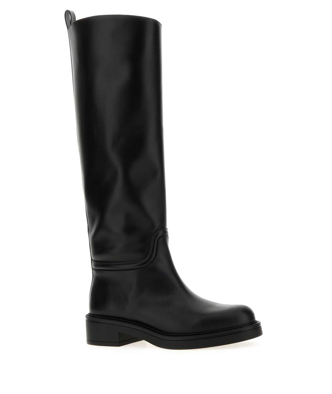 STUART WEITZMAN Черные кожаные сапоги, фото 2