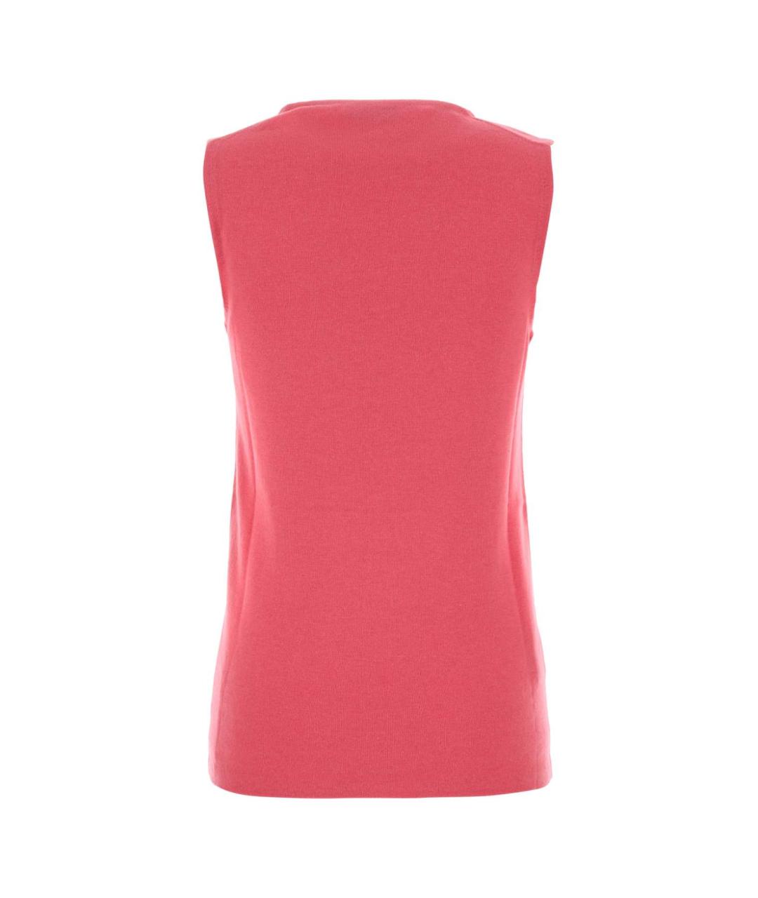 MIU MIU Розовая кашемировая жилетка, фото 2