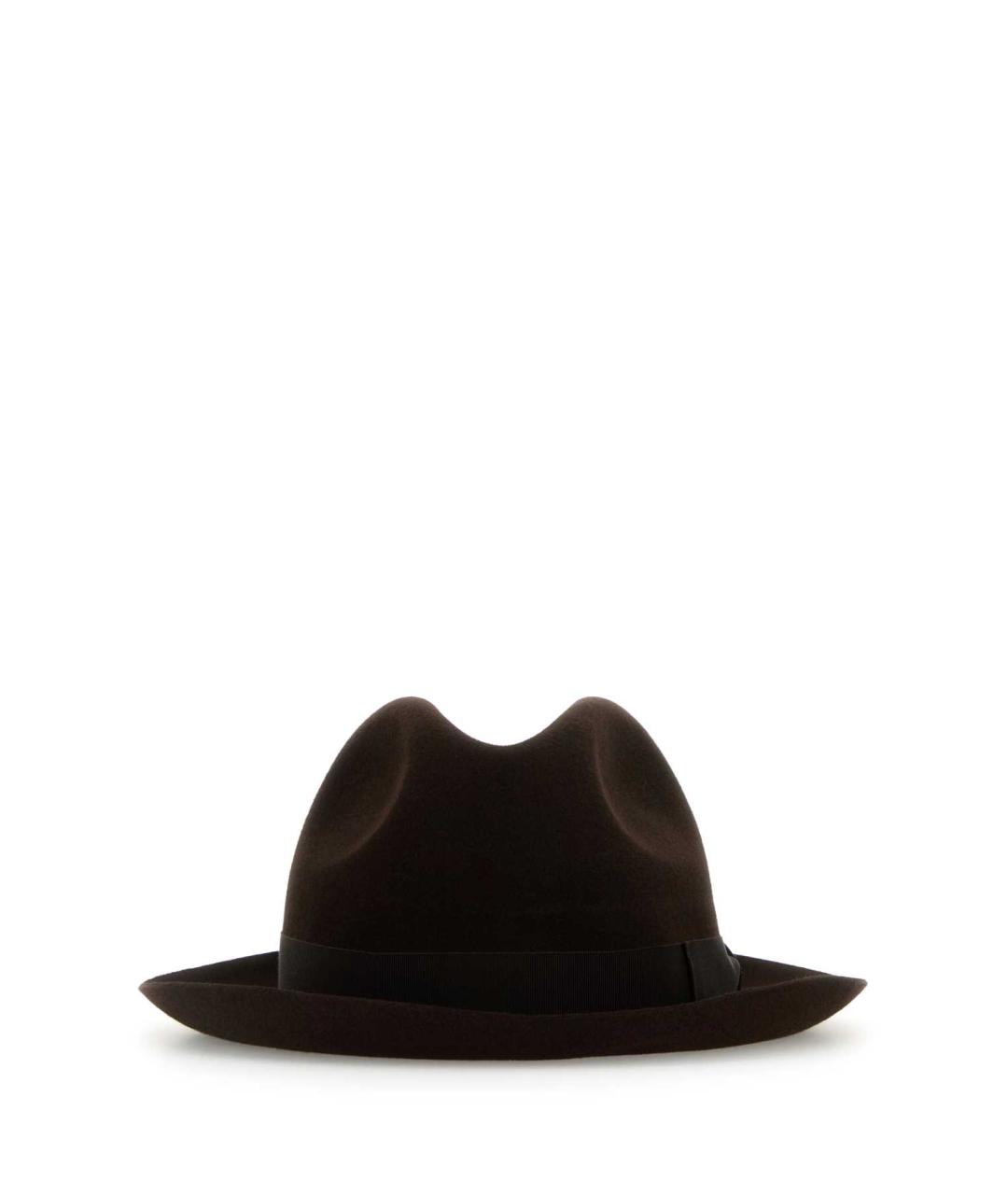 BORSALINO Коричневая шляпа, фото 1