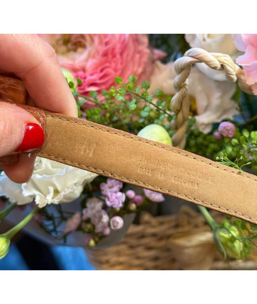 NANCY GONZALEZ Ремень из экзотической кожи, фото 5