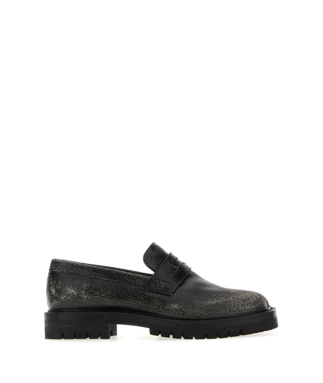 MAISON MARGIELA Черные кожаные лоферы, фото 1