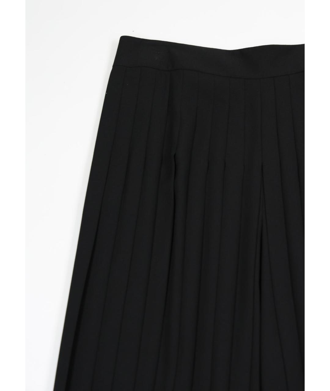 RALPH LAUREN Черные вискозные прямые брюки, фото 6