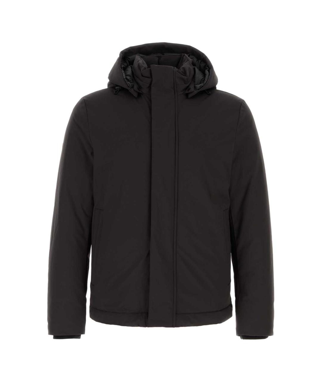 WOOLRICH Черная полиамидовая куртка, фото 1