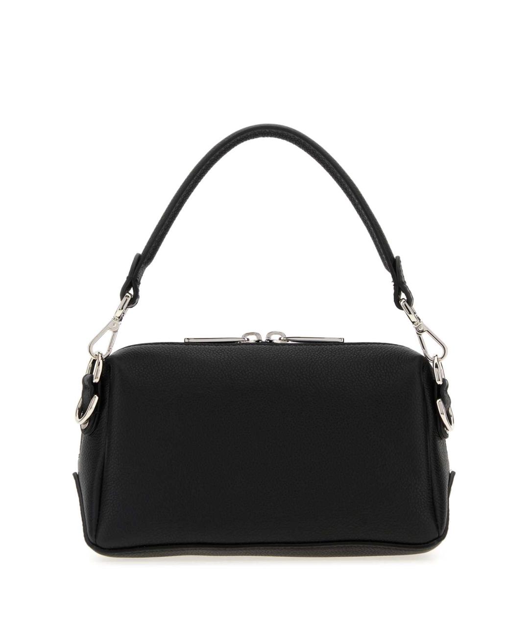 FENDI Черная кожаная сумка на плечо, фото 3