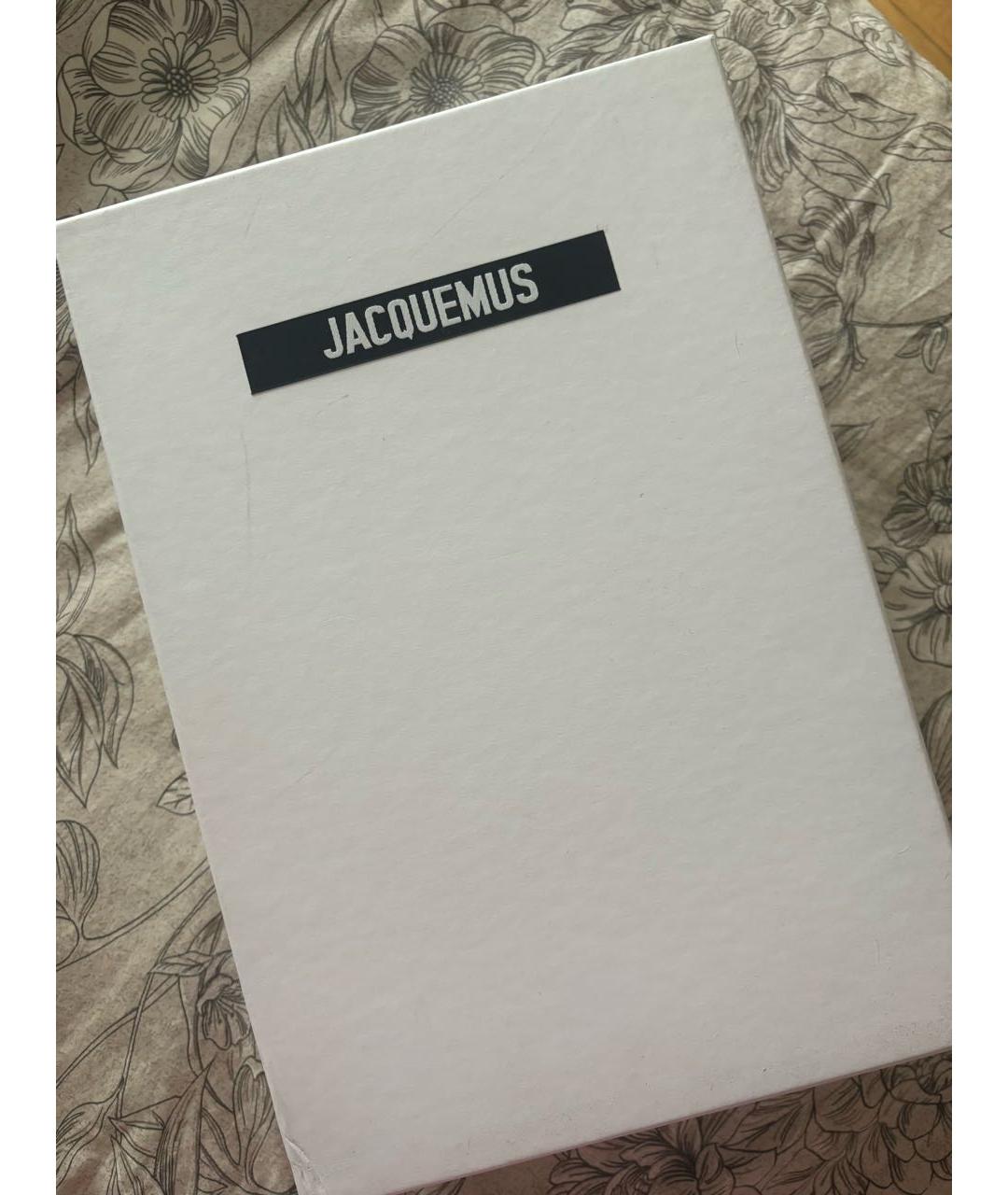 JACQUEMUS Мульти замшевые туфли, фото 5