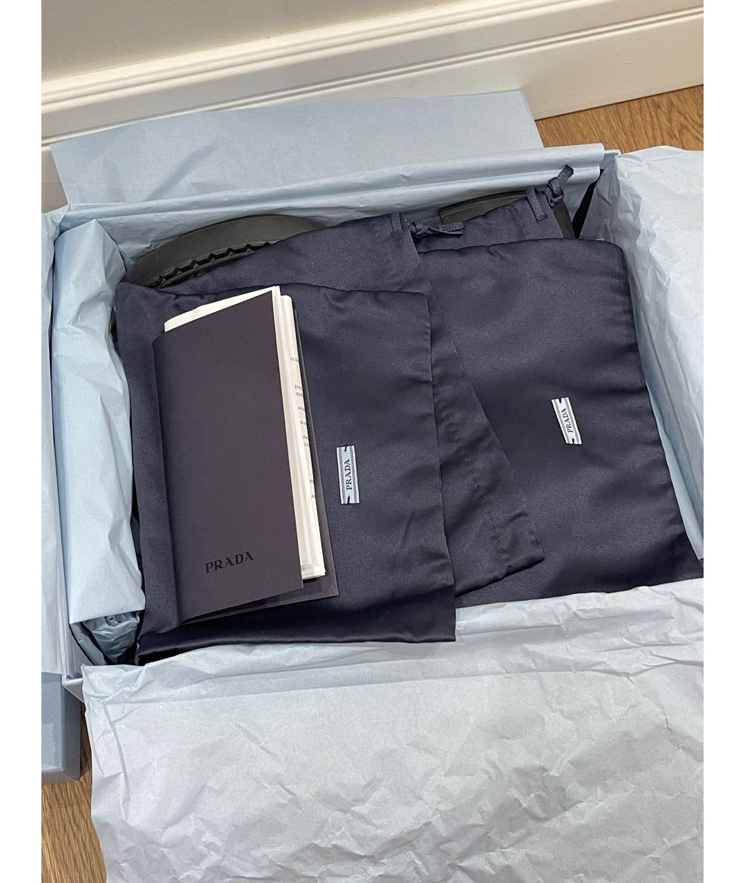 PRADA Черные лоферы из лакированной кожи, фото 7