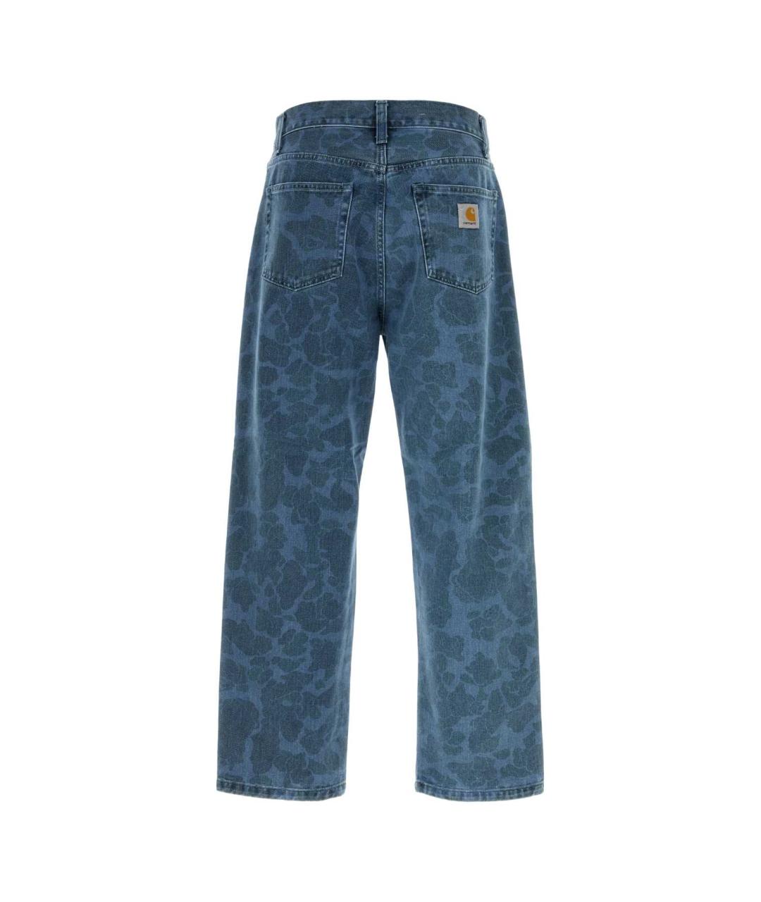 CARHARTT WIP Синие хлопковые прямые джинсы, фото 2