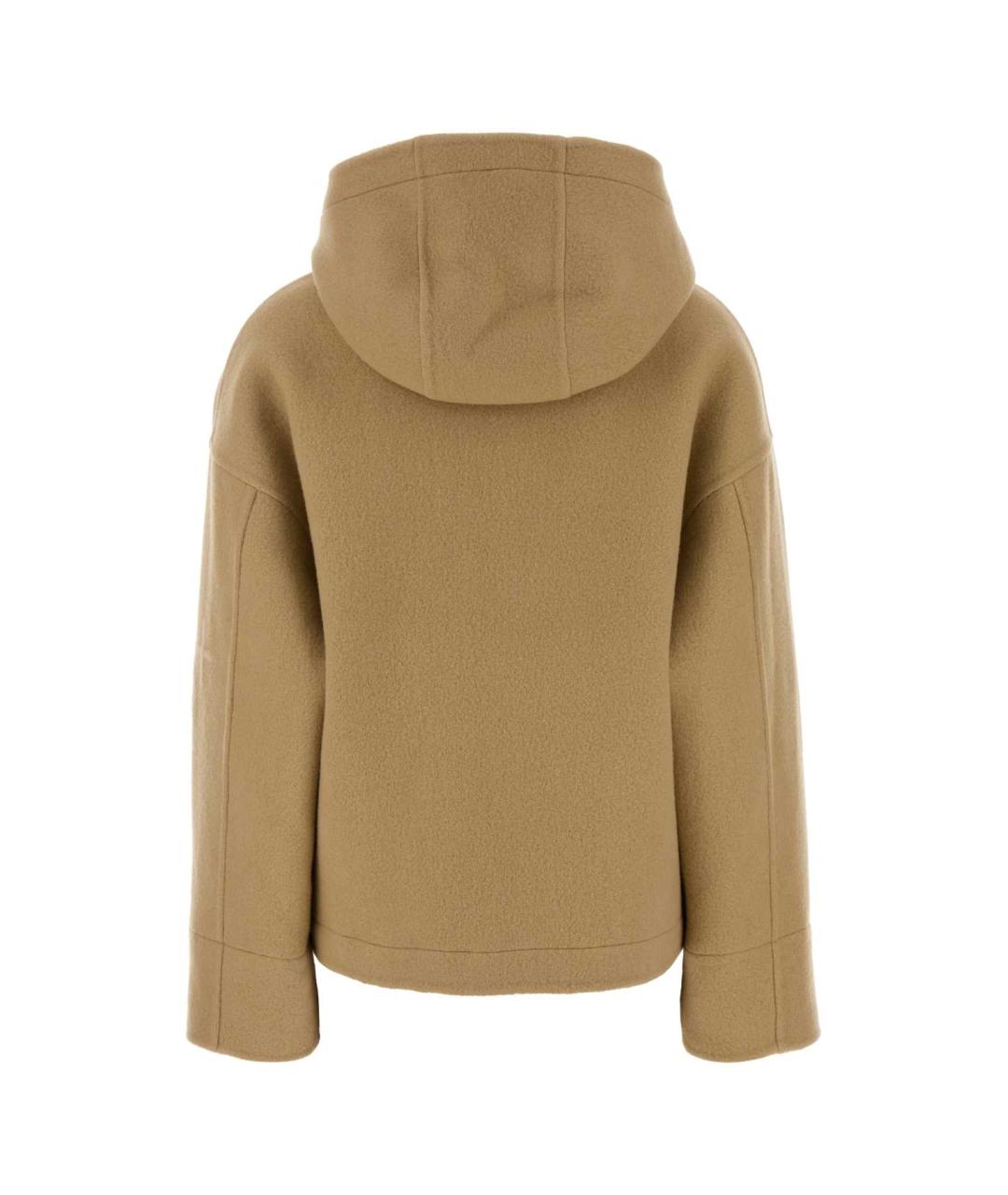 JIL SANDER Бежевая шерстяная куртка, фото 2
