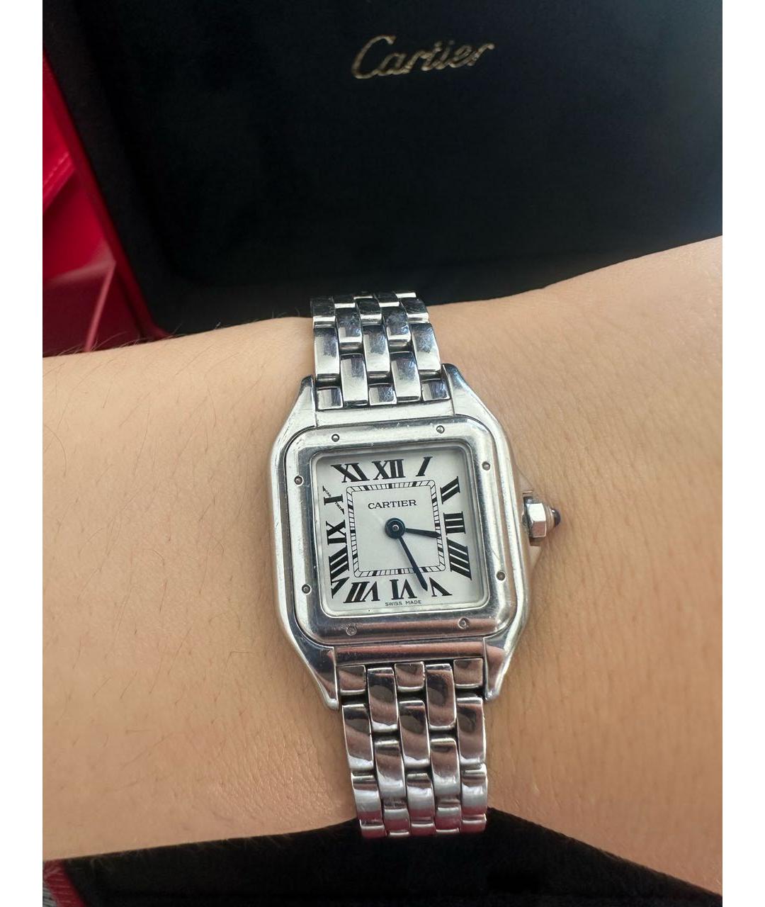 CARTIER Серебряные серебряные часы, фото 7