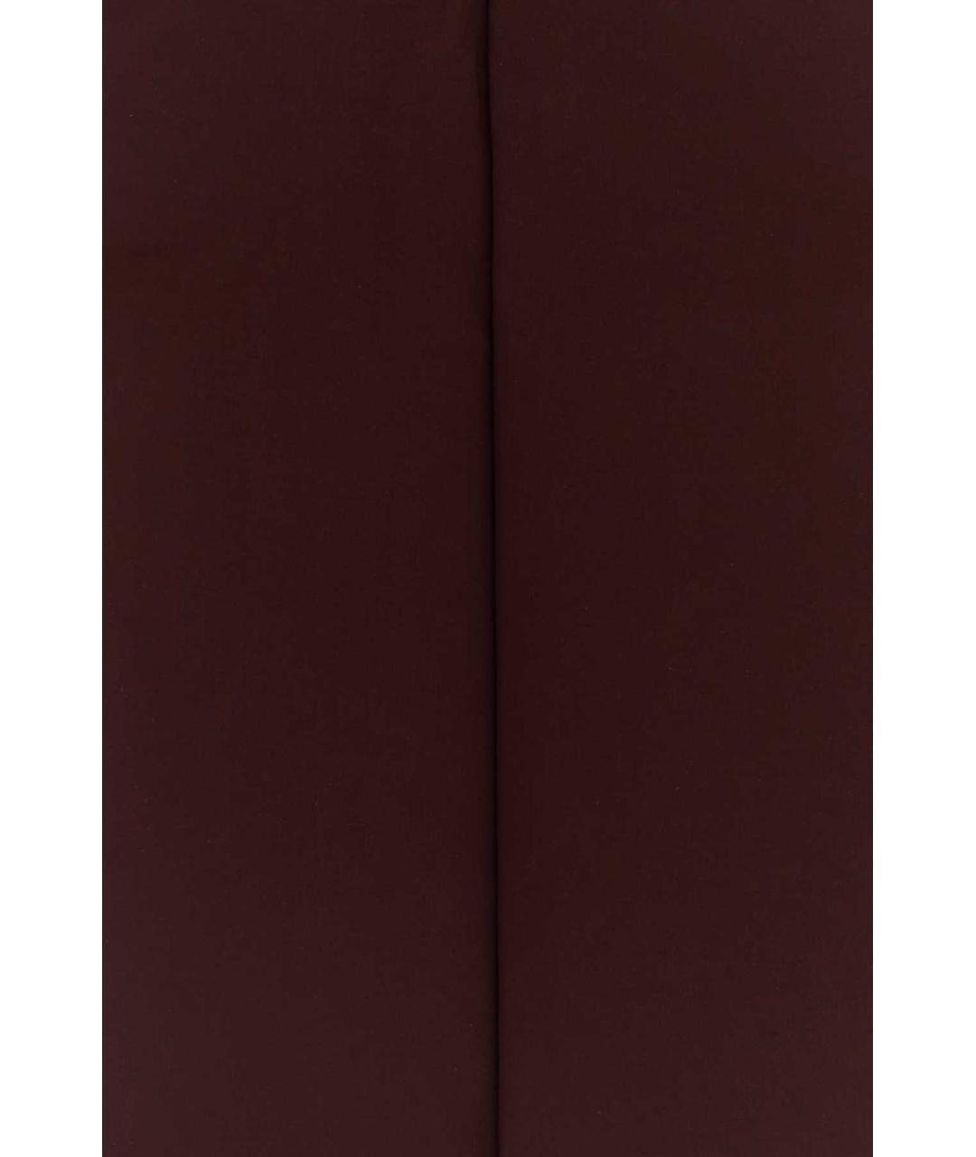 JIL SANDER Бордовый шарф, фото 3