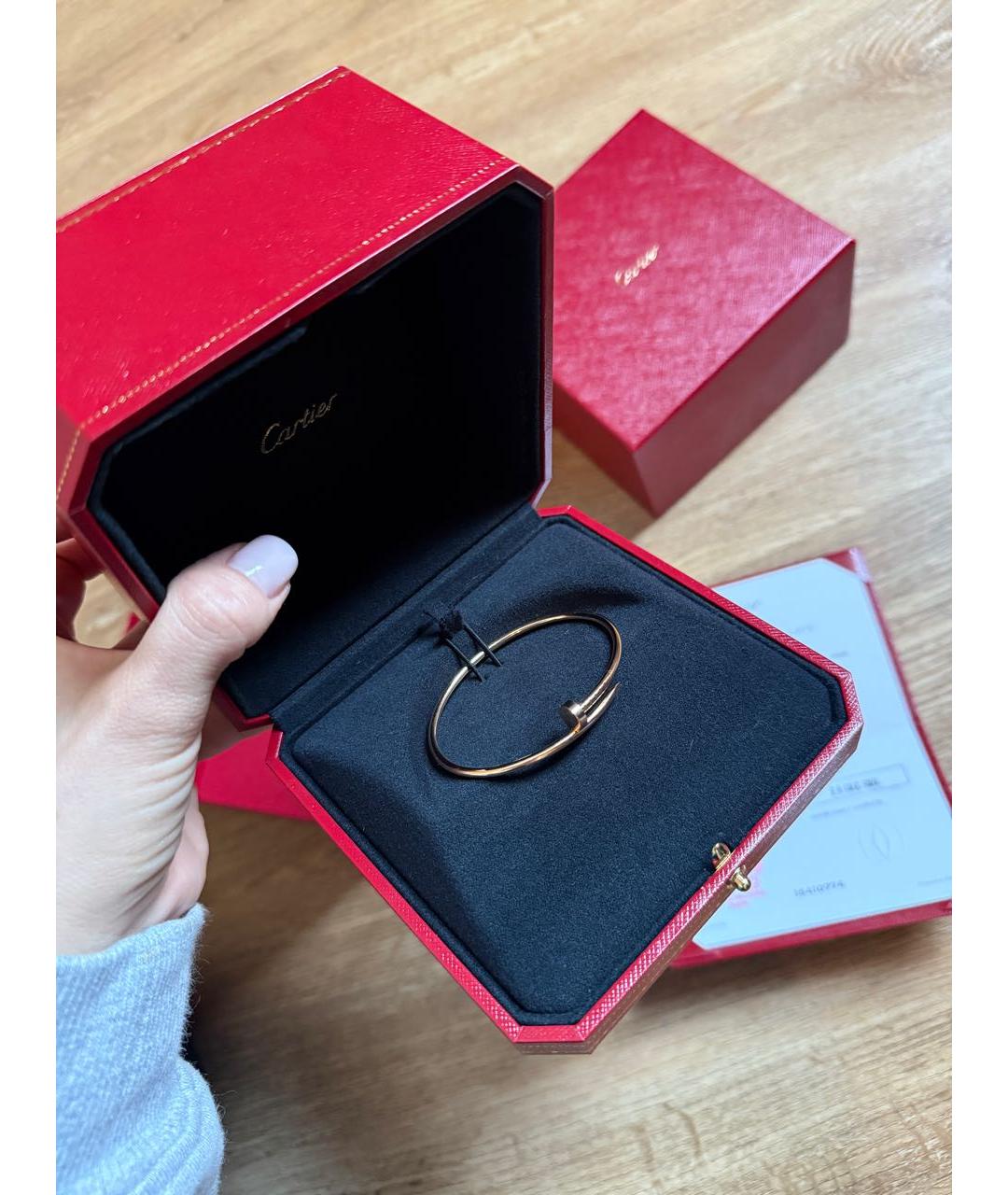 CARTIER Золотой браслет из розового золота, фото 3