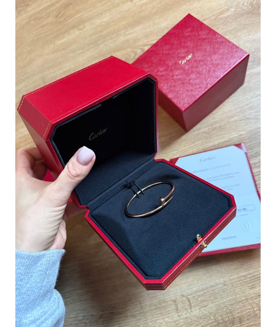CARTIER Золотой браслет из розового золота, фото 2