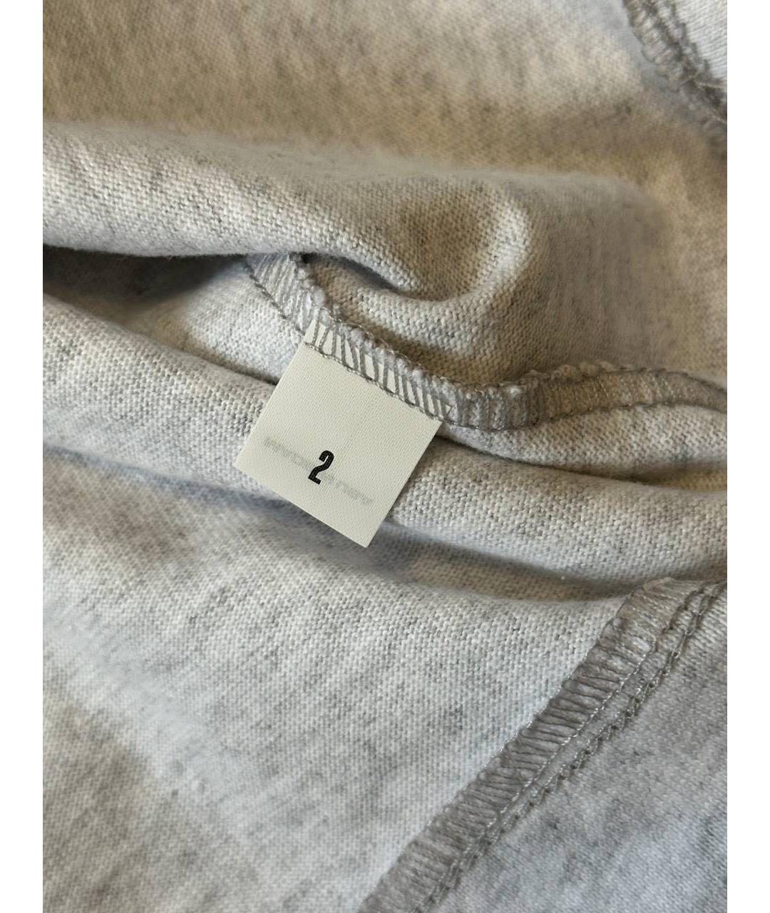 YEEZY Серая хлопковая футболка, фото 3