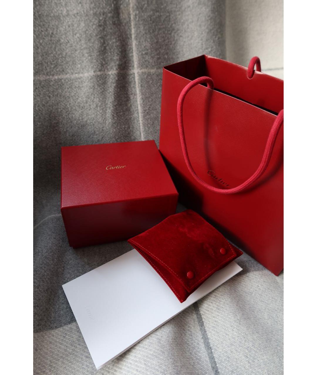 CARTIER Черные часы из желтого золота, фото 5