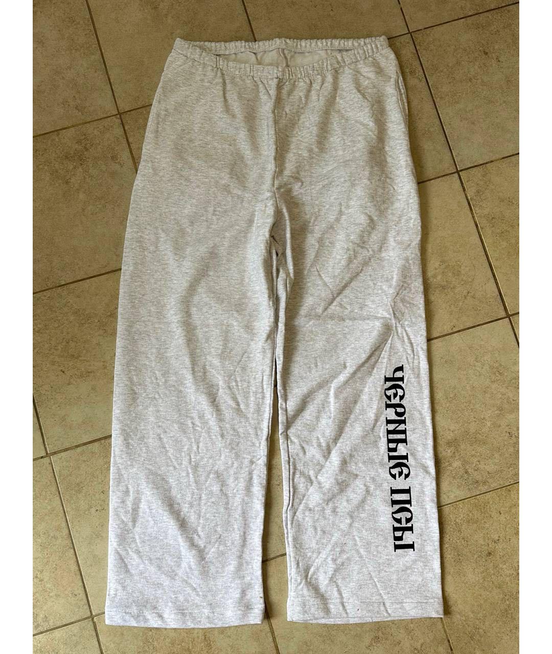 YEEZY Серые хлопковые повседневные брюки, фото 5