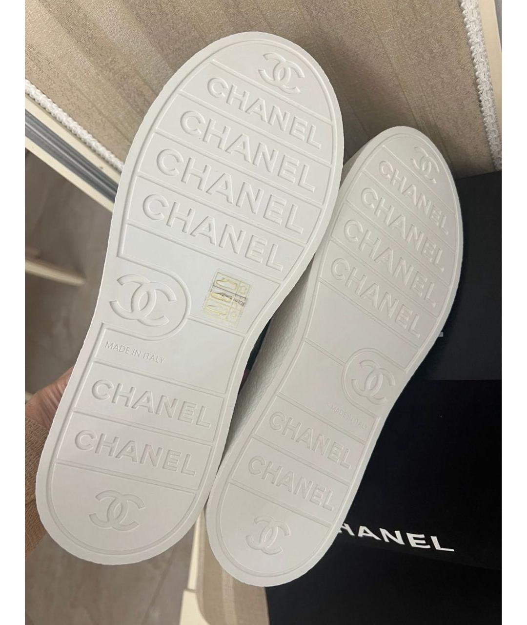 CHANEL Черные кеды, фото 3