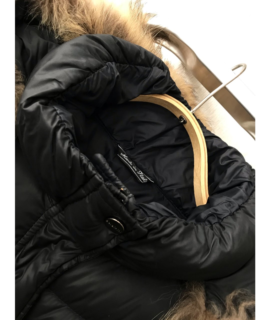 BALDININI Черная полиэстеровая куртка, фото 3