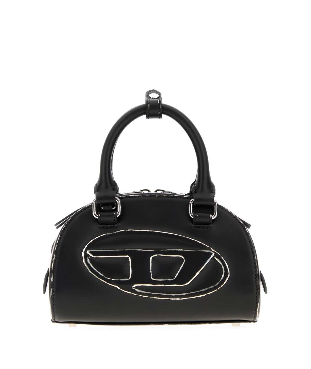 DIESEL Черная сумка тоут из искусственной кожи, фото 1