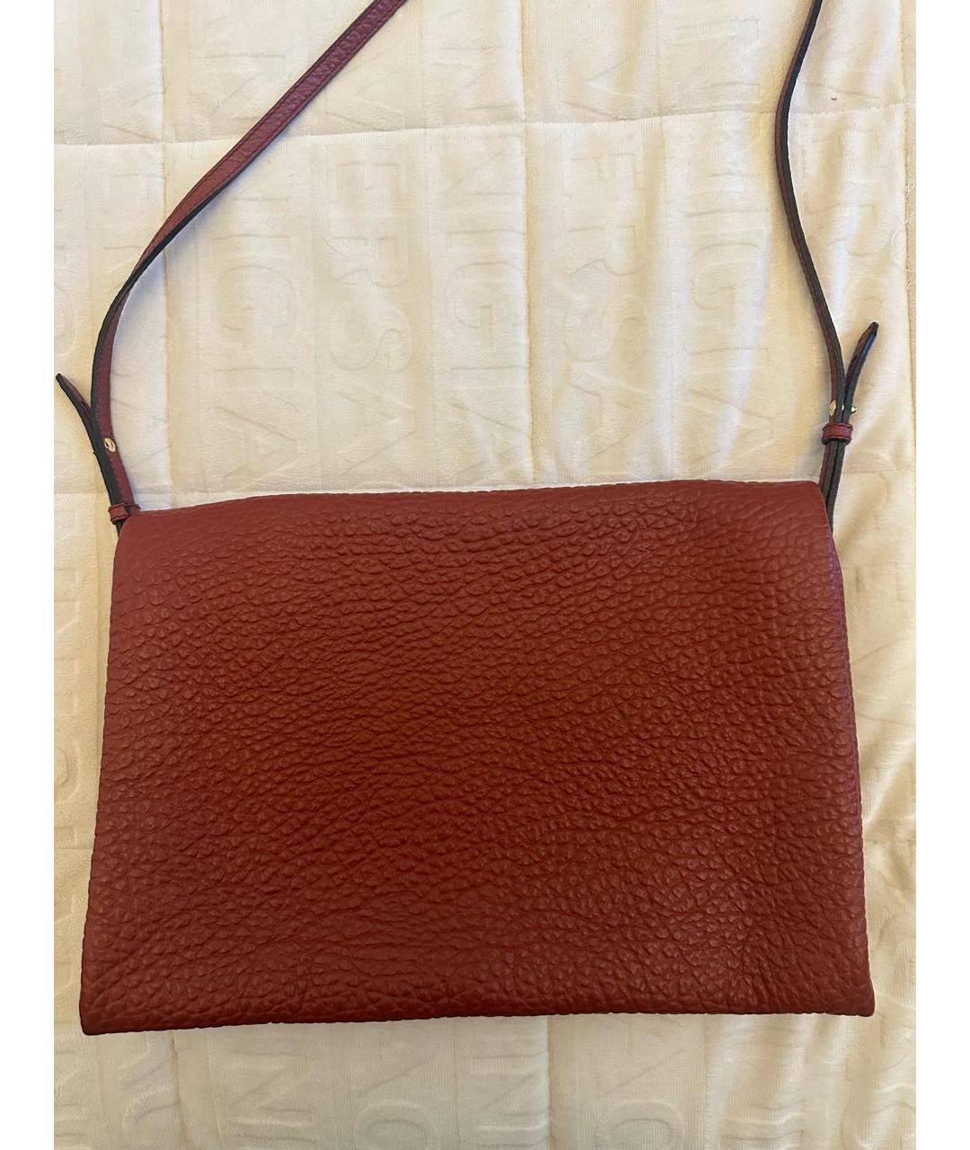 BURBERRY Коричневая кожаная сумка через плечо, фото 3