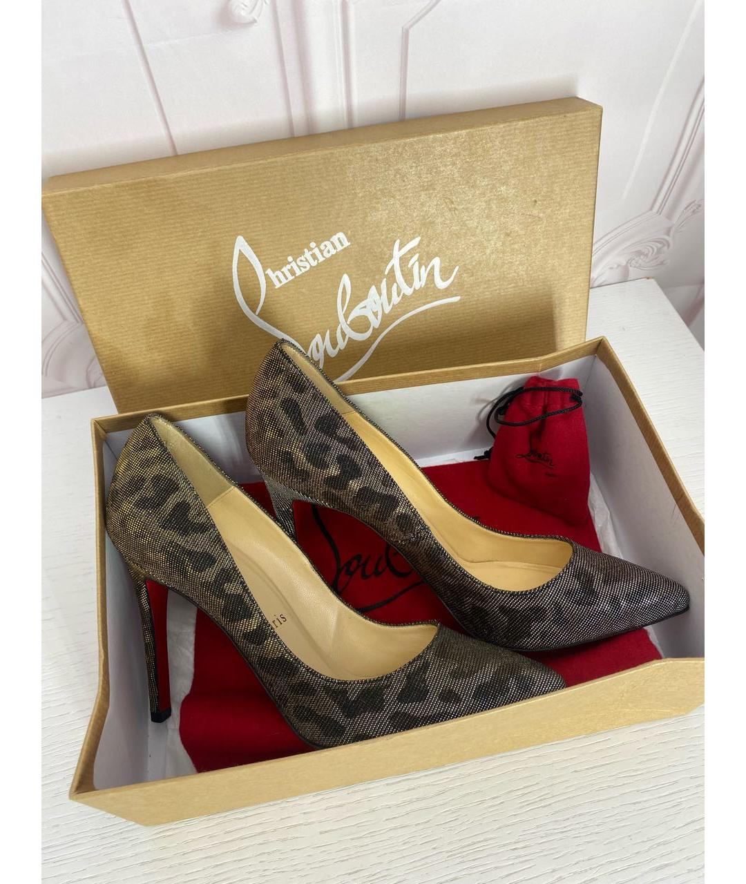 CHRISTIAN LOUBOUTIN Кожаные туфли, фото 6