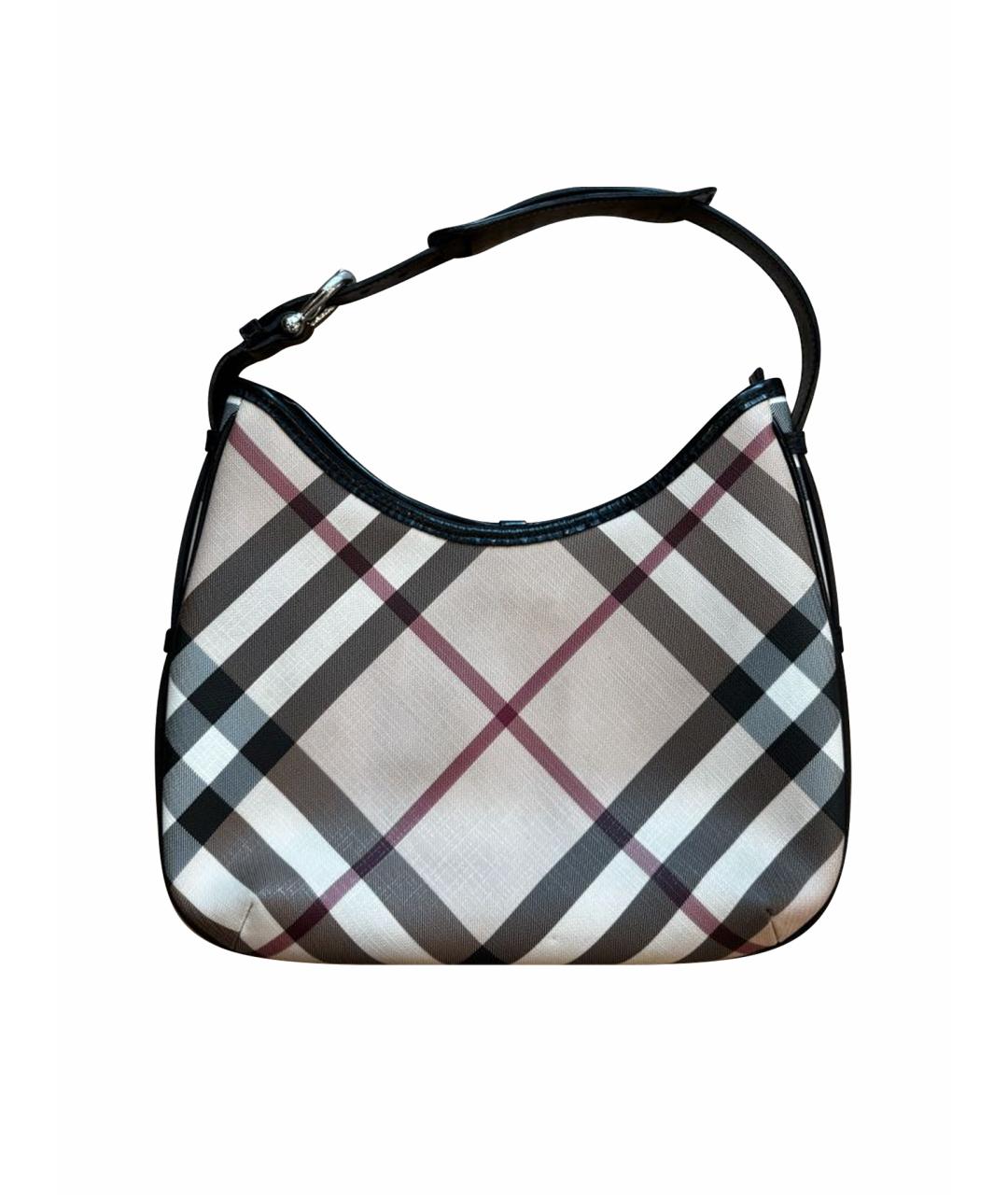 BURBERRY Коричневая сумка с короткими ручками, фото 1