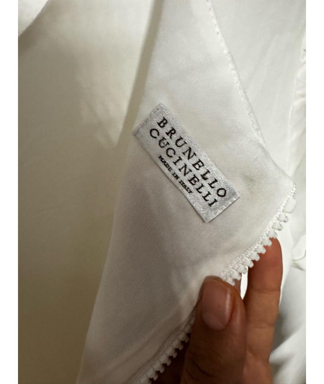 BRUNELLO CUCINELLI Бежевое хлопковое повседневное платье, фото 3
