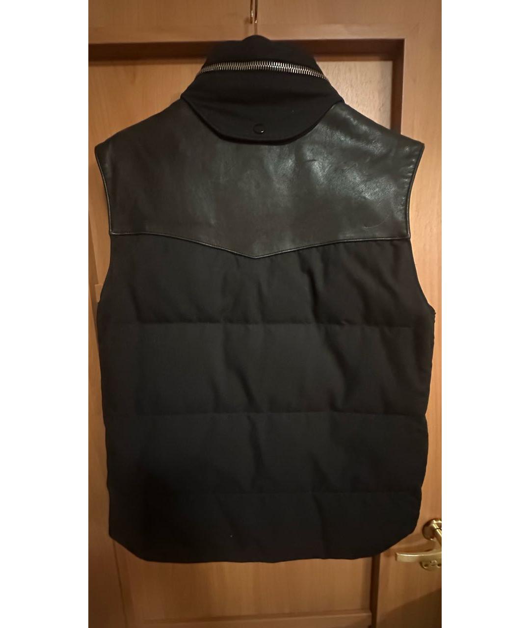 SAINT LAURENT Черный жилет, фото 2
