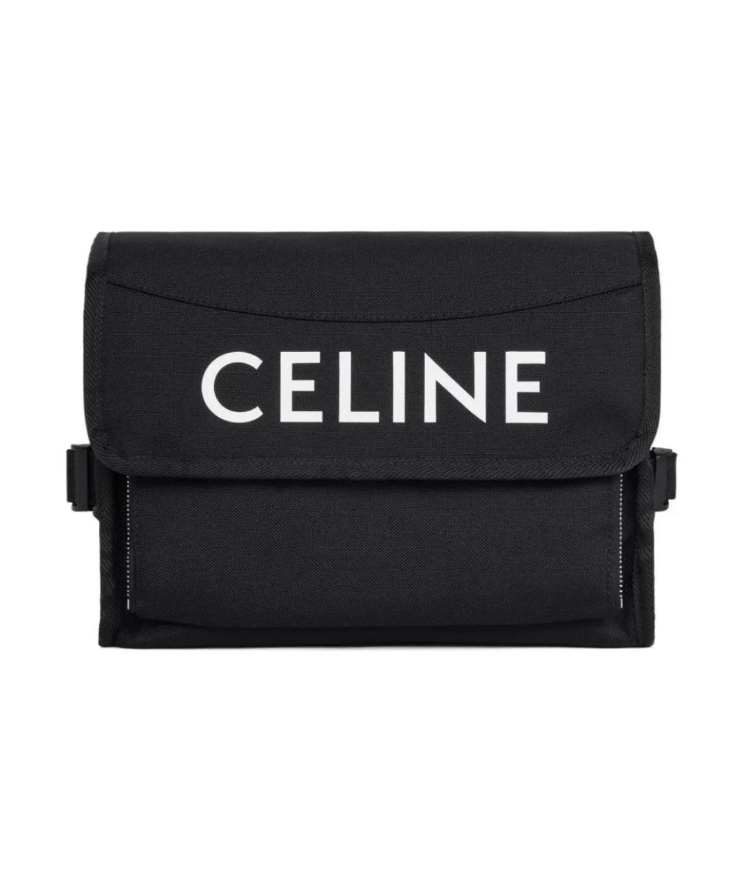 CELINE Черная сумка на плечо, фото 5