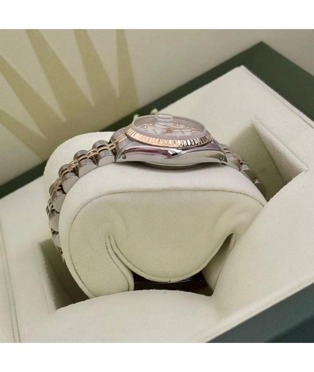 ROLEX Серебряные часы из желтого золота, фото 6