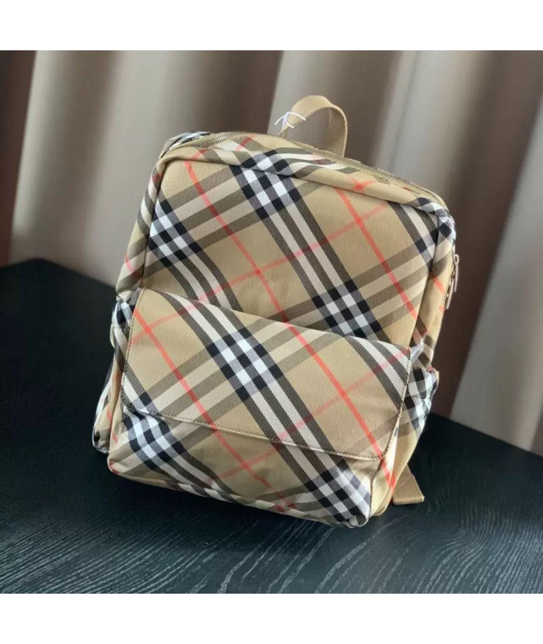 BURBERRY Бежевый рюкзак, фото 2