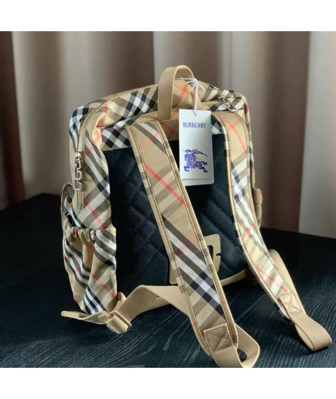 BURBERRY Бежевый рюкзак, фото 4
