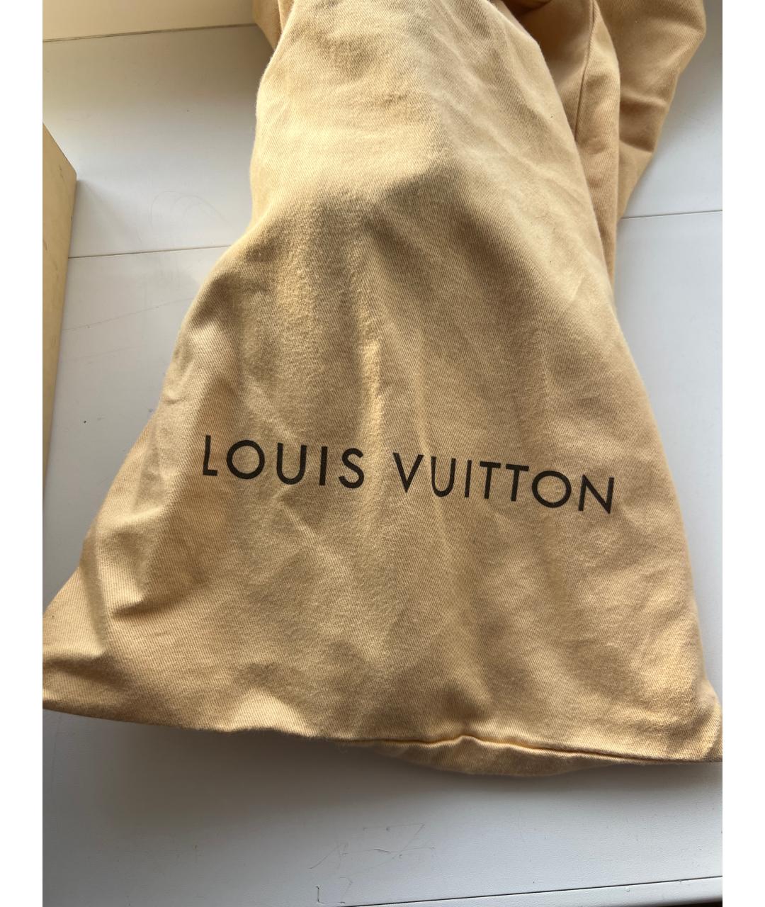 LOUIS VUITTON Коричневые замшевые низкие кроссовки / кеды, фото 2