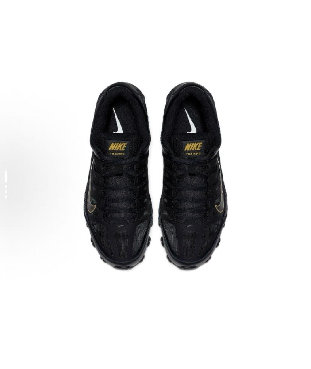 NIKE Черные текстильные низкие кроссовки / кеды, фото 4