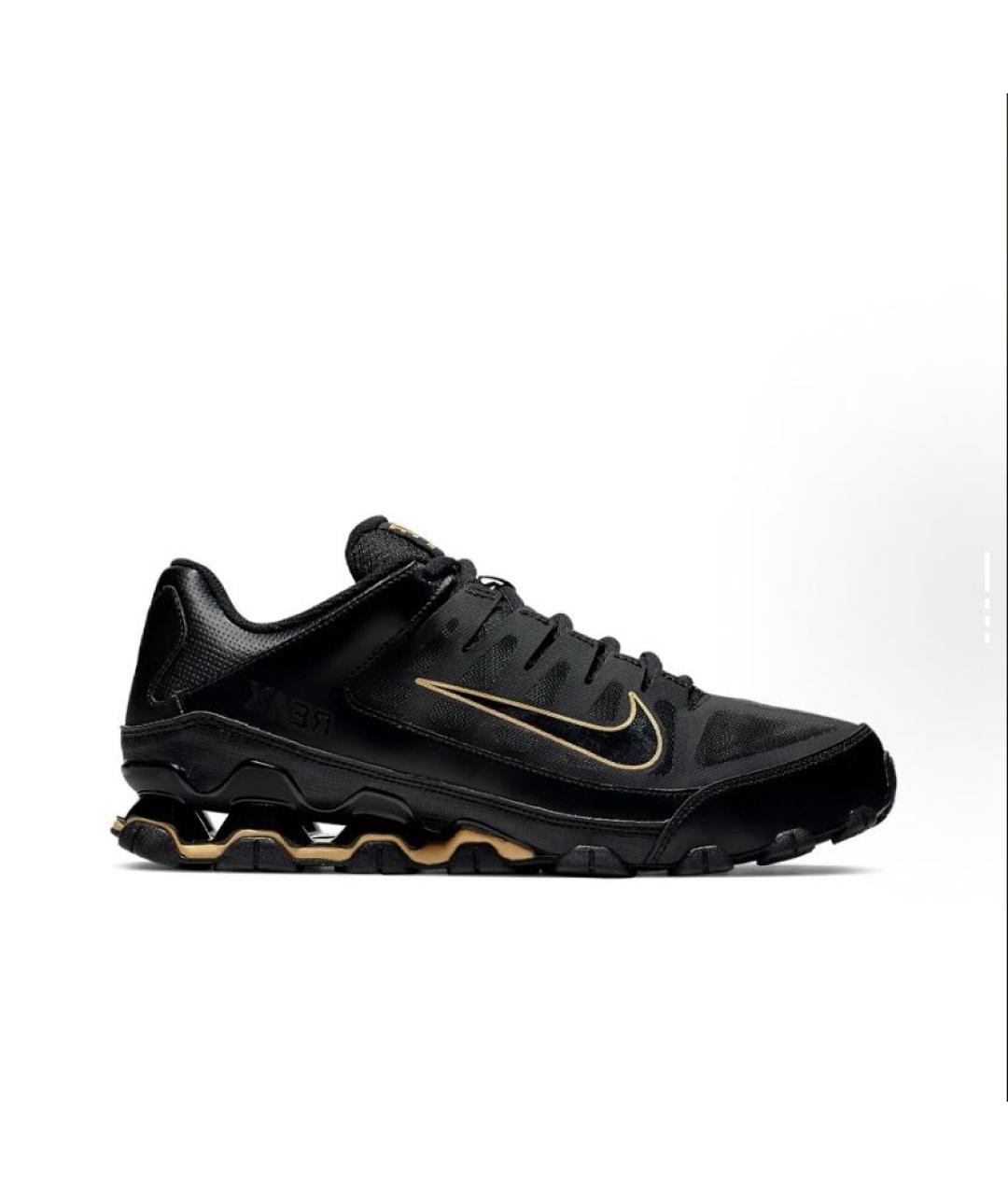 NIKE Черные текстильные низкие кроссовки / кеды, фото 7